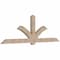 Ekena Millwork Redmond Smooth Timber Gable Bracket, Douglas Fir, 108"W x 36"H x 3 1/2"D x 5 1/2"F, 8/12 Pitch GBW108X36X0406RED00SDF - alternate 2